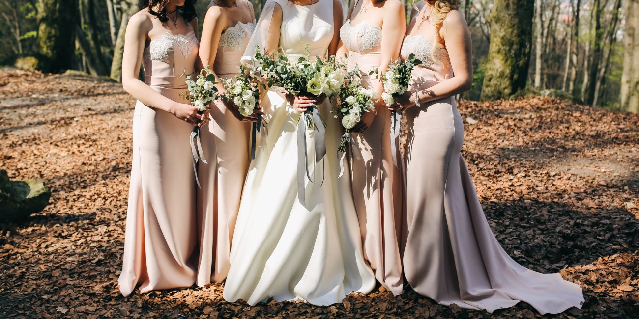 Hochzeit Wald Brautjungfern