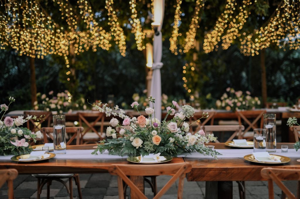 Hochzeitsplanung in Hessen - Gießen und Umgebung Tischdekoration Lichtdekoration