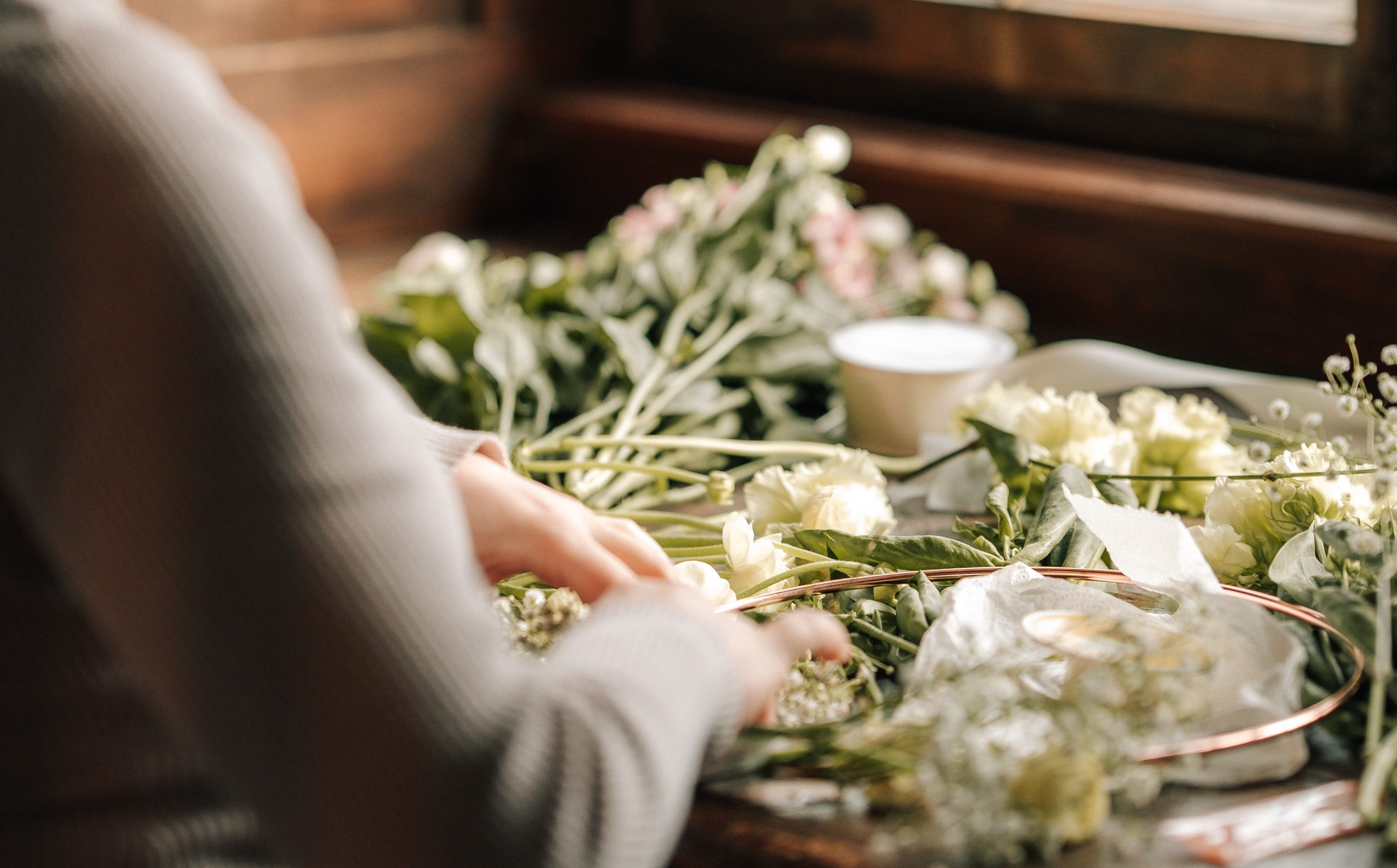 Hochzeits-Kompass, Erste Schritte zur Hochzeitsplanung, Blumenarrangement