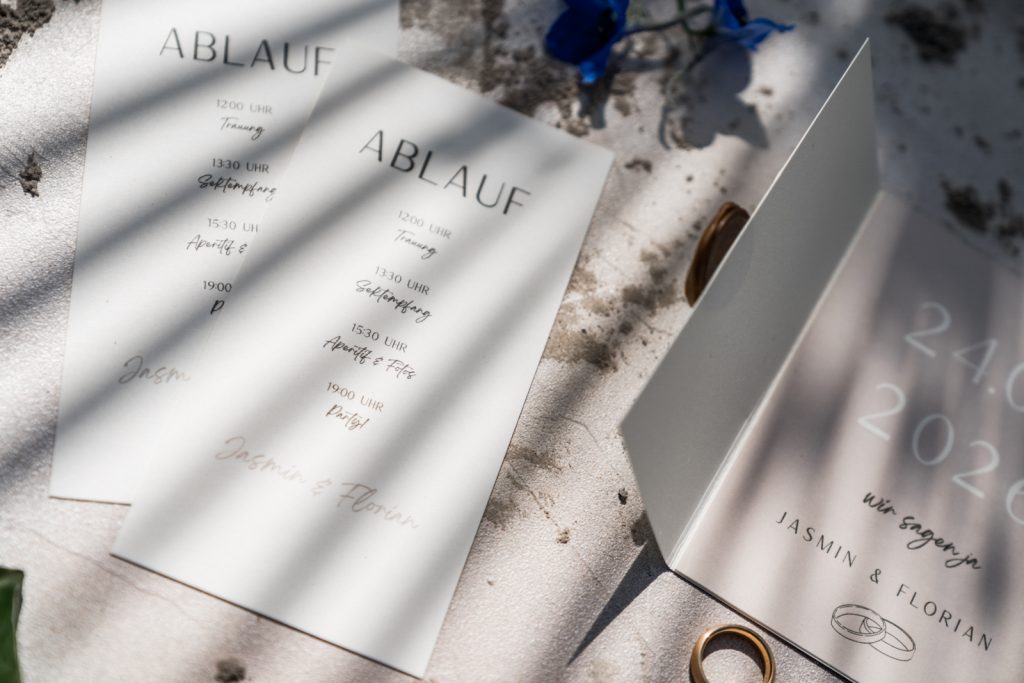 Die ersten Schritte der Hochzeitsplanung Ablauf