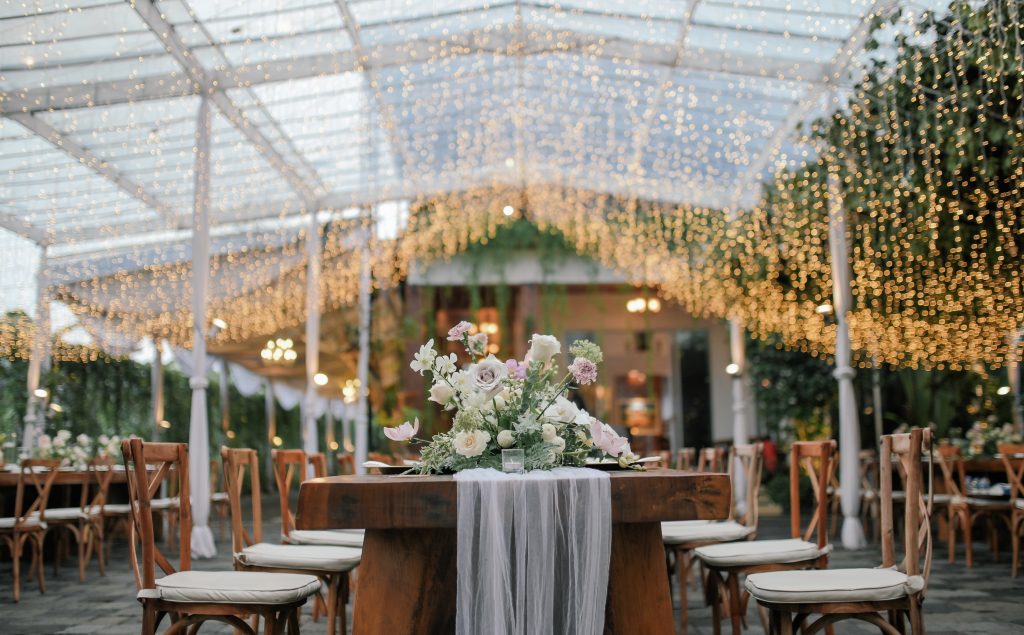 Hochzeit Dekoration Lichtmomente