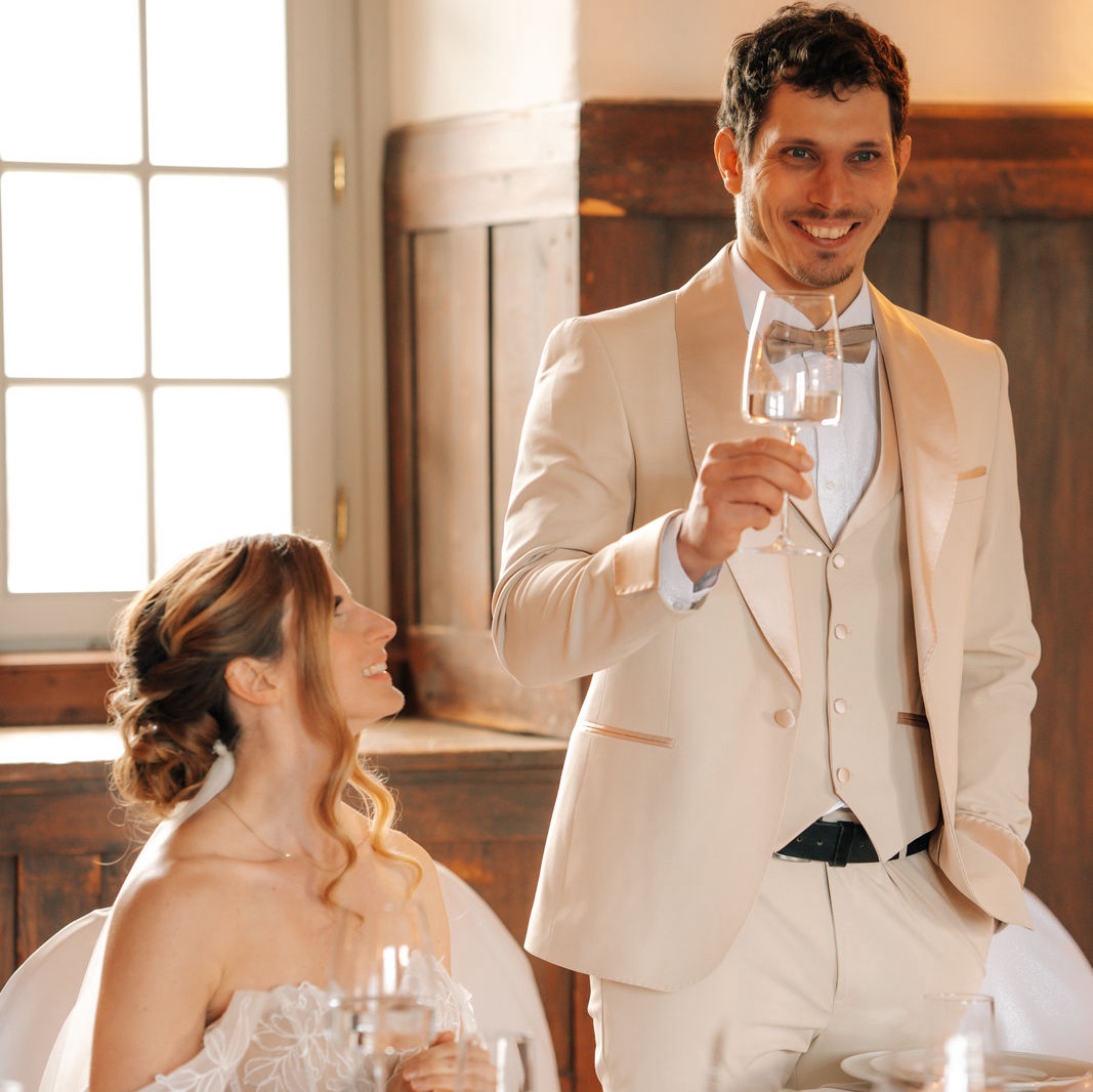 Gästeliste für eure Hochzeit, Rede Bräutigam