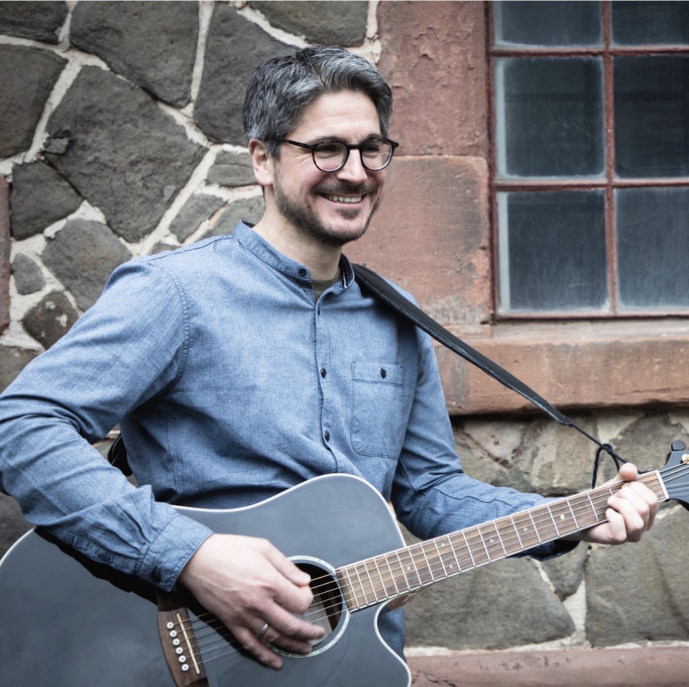 Musiker bei der Hochzeit, Steffen Hoffmann an der Gitarre