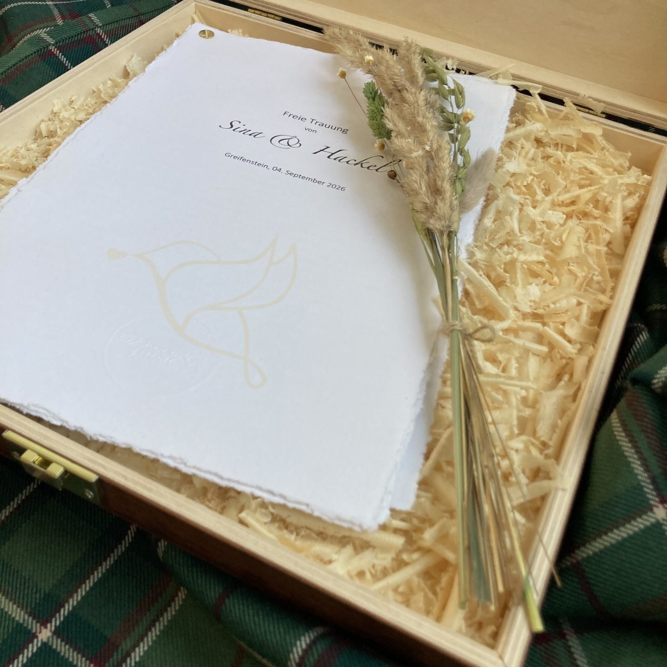 Traurede liebevoll verpackt von einem guten Hochzeitsdienstleister
